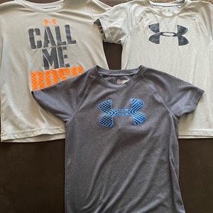 Boys under armour shirts. Size 6